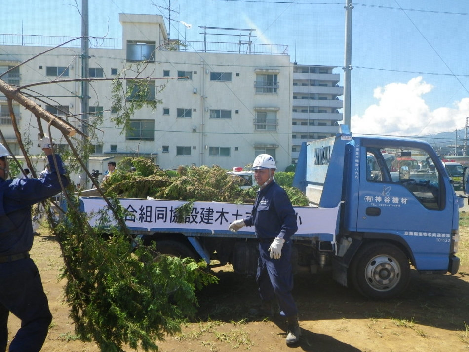 平成24年度　小田原市総合防災訓練に参加しました。