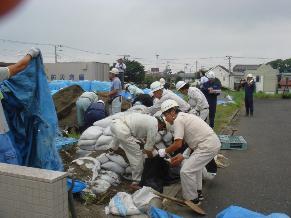 平成26年度　組合独自の災害応急復旧訓練を行いました。